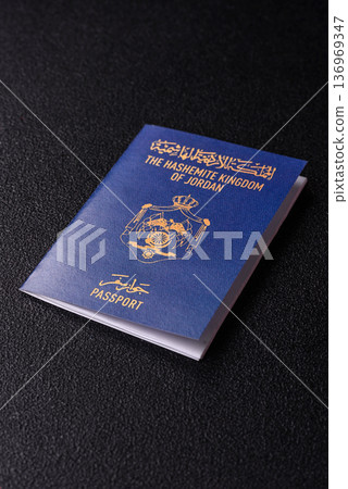 Jordan passport, Jordanian visa for international travel and vacation. Jordanian passport 136969347