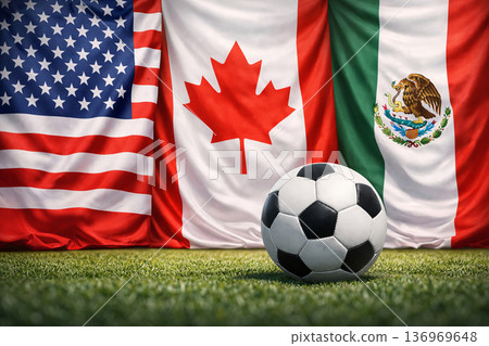 North america hosts soccer world cup 2026. North america hosts soccer world cup 2026. 136969648