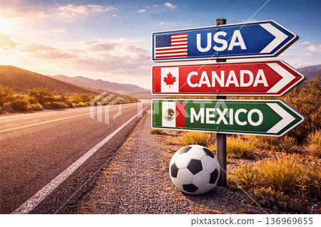North america hosts soccer world cup 2026. North america hosts soccer world cup 2026. 136969655