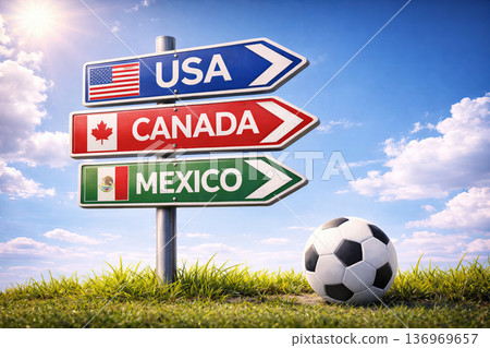 North america hosts soccer world cup 2026. 136969657