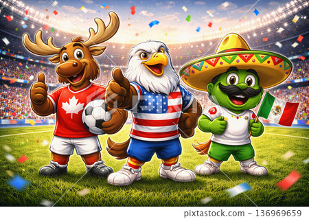 North america hosts soccer world cup 2026. North america hosts soccer world cup 2026. 136969659