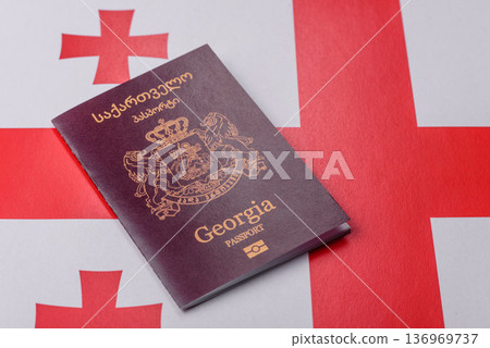 Georgia passport, Georgian visa for international travel and vacation. Georgian passport Georgia passport, Georgian visa for international travel and vacation. Georgian passport 136969737
