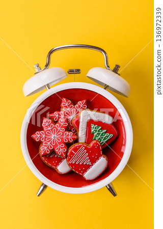Gingerbread, Christmas cookies, or sweets for a festive family table. Christmas gingerbread Gingerbread, Christmas cookies, or sweets for a festive family table. Christmas gingerbread 136972339