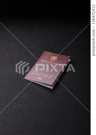 Colombia passport, visa for international travel and vacation. Colombian passport 136972412