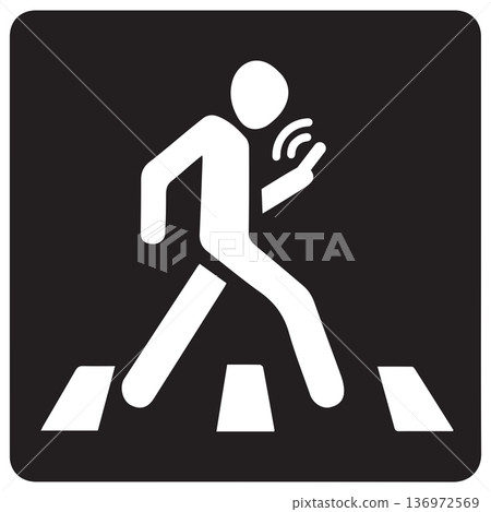Mobile phone. Vector symbol icon Mobile phone. Vector symbol icon 136972569