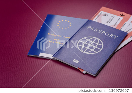 A pet passport is a document for a cat, dog, or other animal. A pet passport A pet passport is a document for a cat, dog, or other animal. A pet passport 136972697