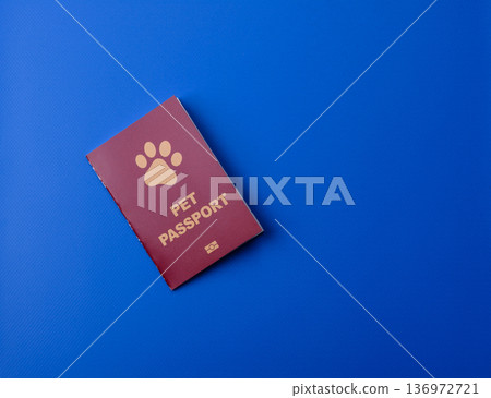 A pet passport is a document for a cat, dog, or other animal. A pet passport 136972721