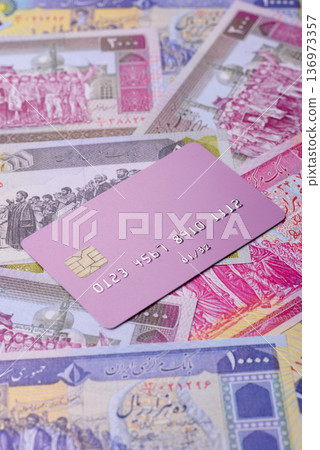 A credit card for contactless cashless payments via a terminal or online. A credit card A credit card for contactless cashless payments via a terminal or online. A credit card 136973357