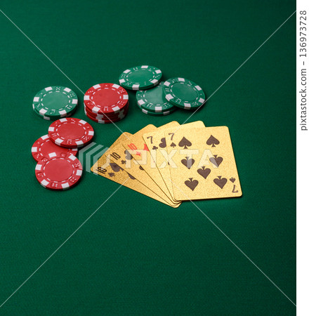 Casino, cards and chips on a colored background, poker and blackjack. Cards and chips Casino, cards and chips on a colored background, poker and blackjack. Cards and chips 136973728