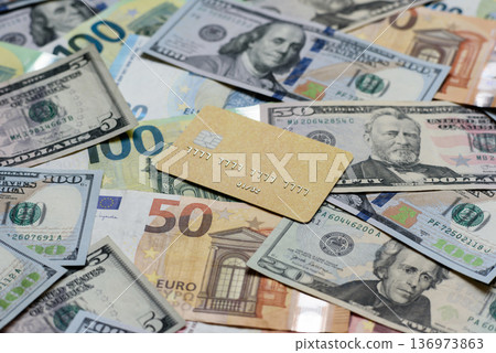 A credit card for contactless cashless payments via a terminal or online. A credit card A credit card for contactless cashless payments via a terminal or online. A credit card 136973863