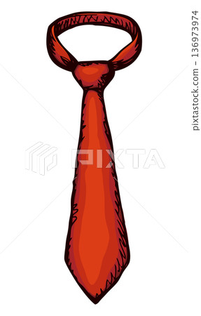 Tie. Vector drawing 136973974