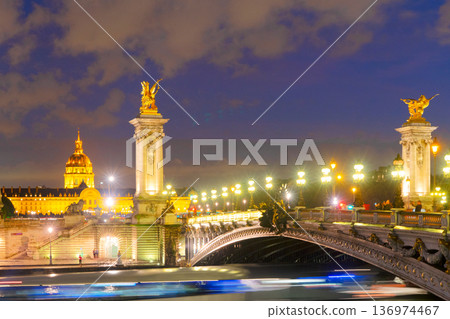 Bridge of Alexandre III, Paris, France Bridge of Alexandre III, Paris, France 136974467
