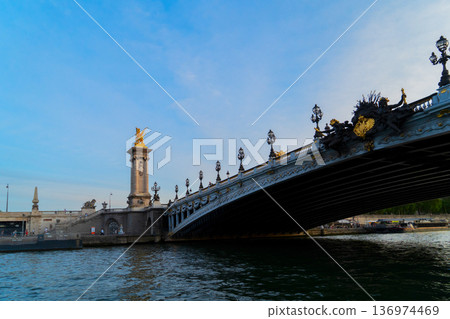 Bridge of Alexandre III, Paris, France Bridge of Alexandre III, Paris, France 136974469