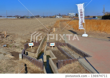 Three prefectures border of Tochigi, Gunma, Saitama Three prefectures border of Tochigi, Gunma, Saitama 136974711