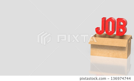 Job Opportunity and Career Recruitment Concept 3d render. 136974744