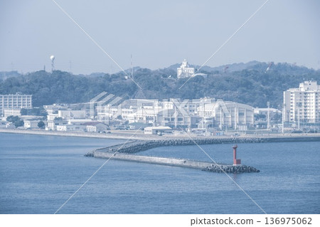 Yokosuka City, Kanagawa Prefecture Sarushima scenery Yokosuka City, Kanagawa Prefecture Sarushima scenery 136975062