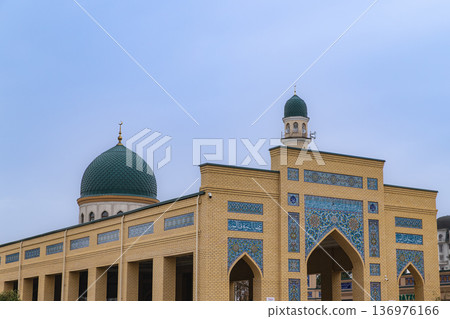 Yakkasarai Mosque with Japanese cemetery in Uzbekistan 136976166