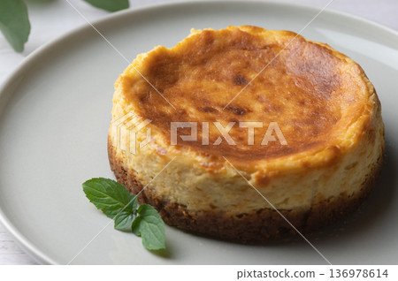 豆腐起司蛋糕特寫 136978614