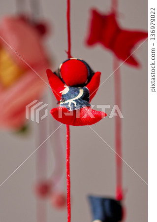 A spring tradition in Hida Takayama: Sarubobo Hanging Dolls 136979022
