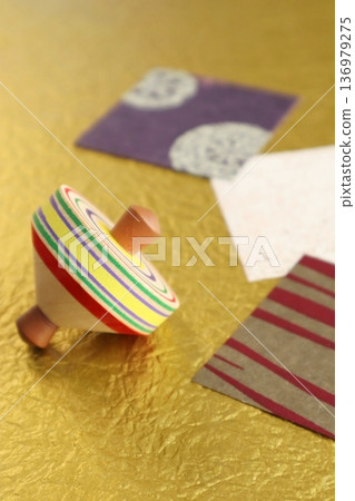 Japanese paper and tops 136979275