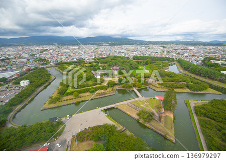 從五棱郭塔看到的五棱郭 從五棱郭塔看到的五棱郭 136979297