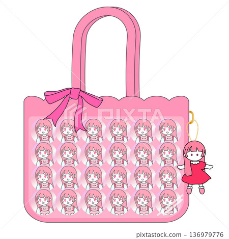 Idol Ita Bags in Red and Pink, Member Colors | Japanese Idol and K-Pop Idol Support Resources 136979776