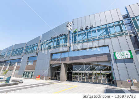 晴天的JR帶廣站，北海道帶廣市 136979788