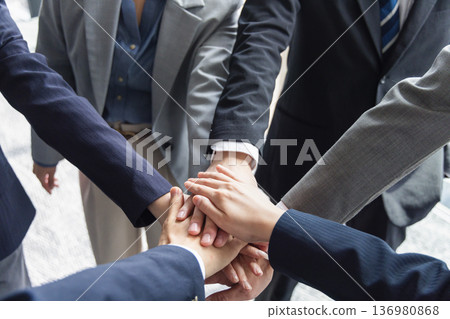 Business team unity Business team unity 136980868