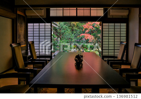 Serene Sand and Stone Garden in Kyoto Hojo Garden Nov 26 2025 Serene Sand and Stone Garden in Kyoto Hojo Garden Nov 26 2025 136981512
