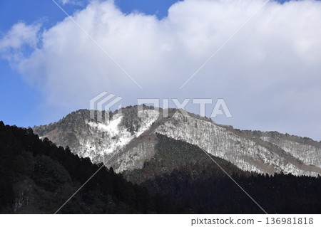 從智頭宿眺望牛賀山 4 從智頭宿眺望牛賀山 4 136981818