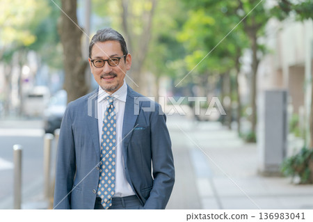 Male male wearing a suit 136983041