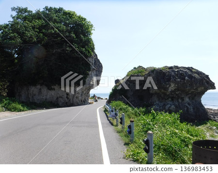 蜿蜒的海岸公路 136983453