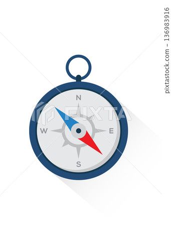 Compass vector icon stock illustration Compass vector icon stock illustration 136983916