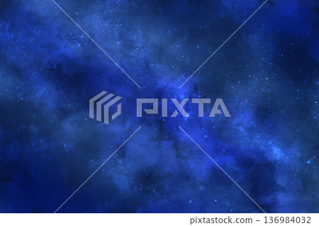 深藍色星空紋理,銀河清晰可見 深藍色星空紋理,銀河清晰可見 136984032
