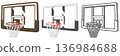 Basketball (transparent board) 136984688
