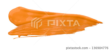 orange brush isolated on transparent background orange brush watercolor orange brush isolated on transparent background orange brush watercolor 136984776