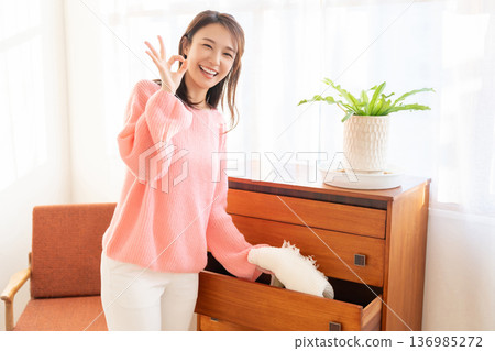 Clothes and young women 136985272