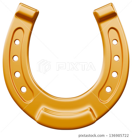 Golden Horseshoe 3D Render 136985722