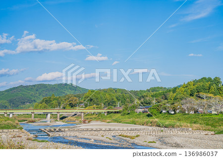 森町（靜岡縣）的風景 136986037