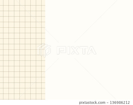 A4 landscape grid pattern minimal background with text space on the right A4 landscape grid pattern minimal background with text space on the right 136986212