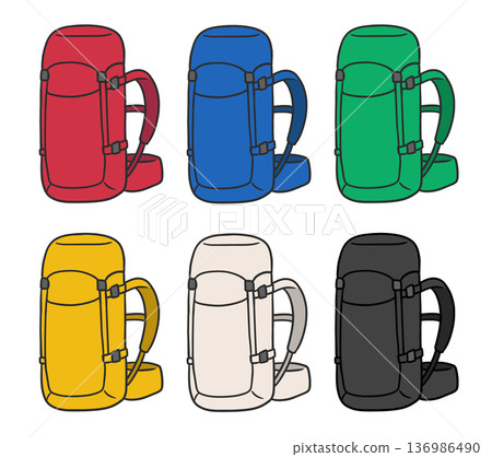 一款適合健行或露營的大容量背包 136986490