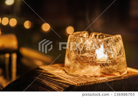 照亮妻籠宿冬夜的奇妙冰蠟燭 照亮妻籠宿冬夜的奇妙冰蠟燭 136986703