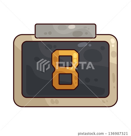 Illustration of Scoreboard Illustration of Scoreboard 136987321