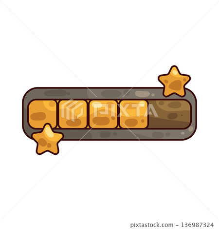 Illustration of Rating Bar Illustration of Rating Bar 136987324