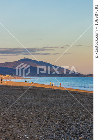 愛知縣田原市日之出石門附近的景色 136987393