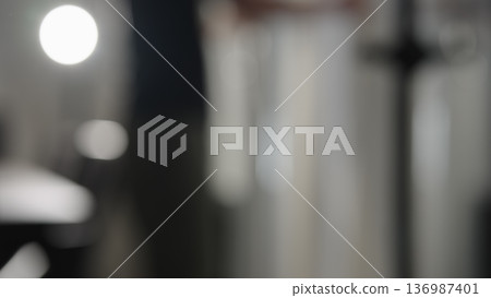 floating dust particles indoor shallow focus floating dust particles indoor shallow focus 136987401