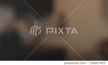 floating dust particles indoor shallow focus 136987403