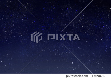 A starry sky spreading across the dark night sky A starry sky spreading across the dark night sky 136987600