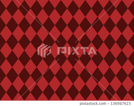 Diamond check red seamless Diamond check red seamless 136987623