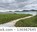 在陰雲密佈的天空下，偏遠島嶼的碧海碧沙 | 慶良間，沖繩 136987645